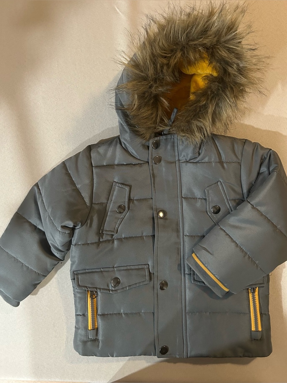 Rothschild Yellow Fleece-Lined Jacket